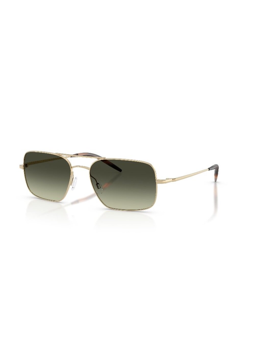 New Oliver Peoples Unisex Sunglasses Gold Green Lens Metal Frame OV1373S VICTORY